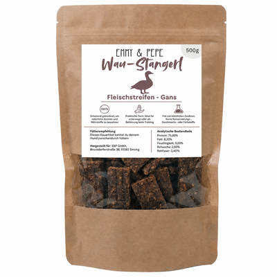 Wau-Knabber Gänsefleisch-Streifen 500g