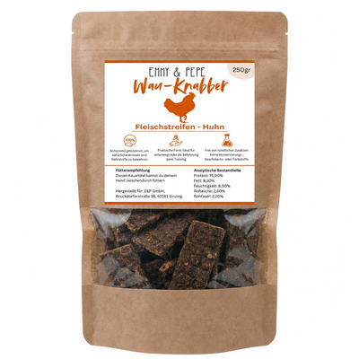 Wau-Knabber Hühnerfleisch-Streifen 250g