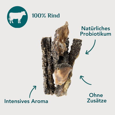 Wau-Knabber Rinderpansen grün freigestellt – 100 % Rind, natürliches Probiotikum, ohne Zusätze