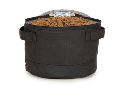 Wau-Krümel kleiner  Futtersack in Schwarz