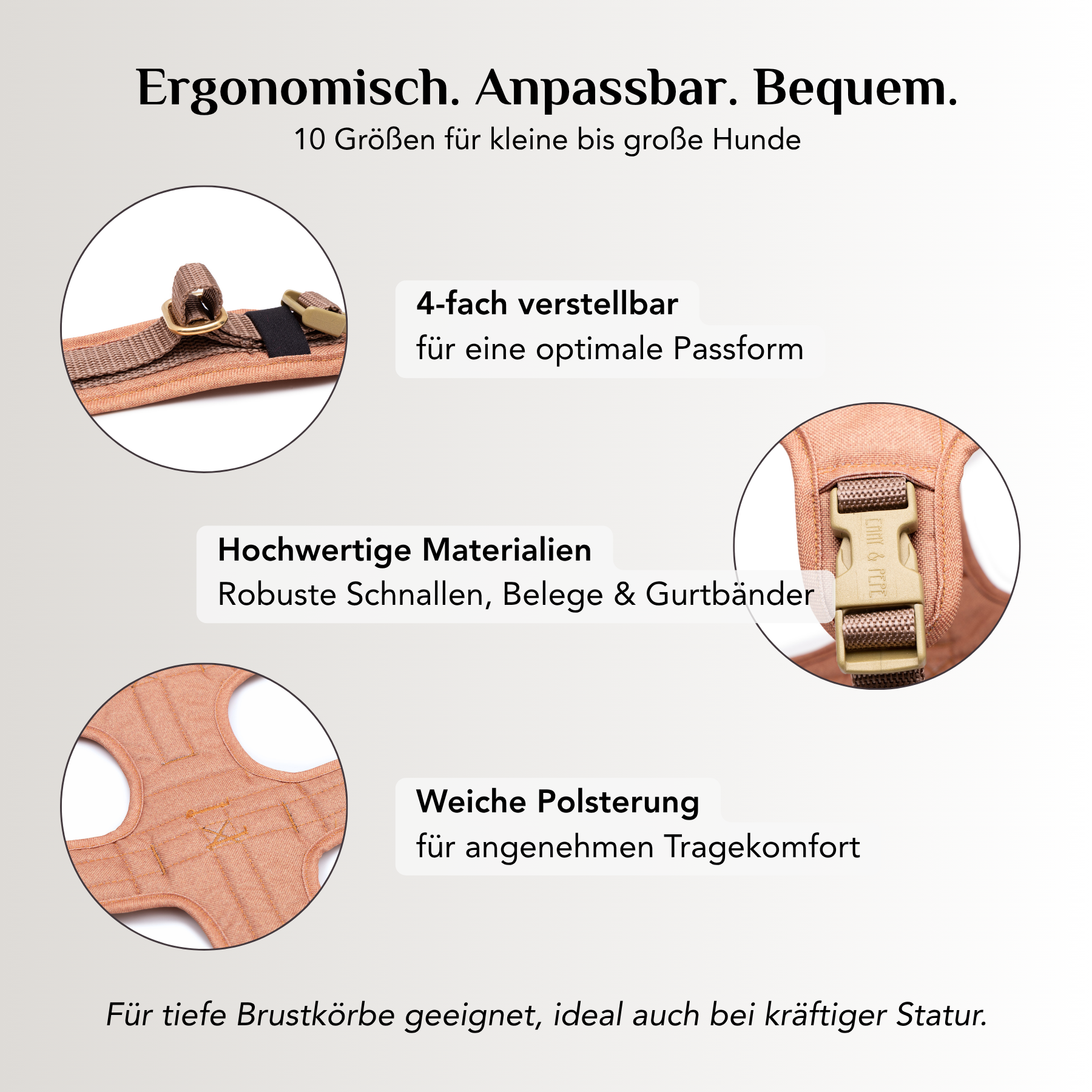 Hundegeschirr Cinnamon