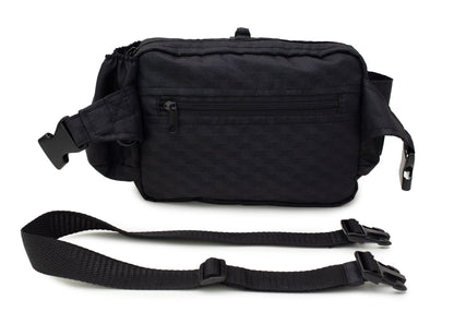 Wau-Pack große Gassitasche, Modell  Fröhliches Schwarz - unterschiedliche Gurtlängen zur Auswahl