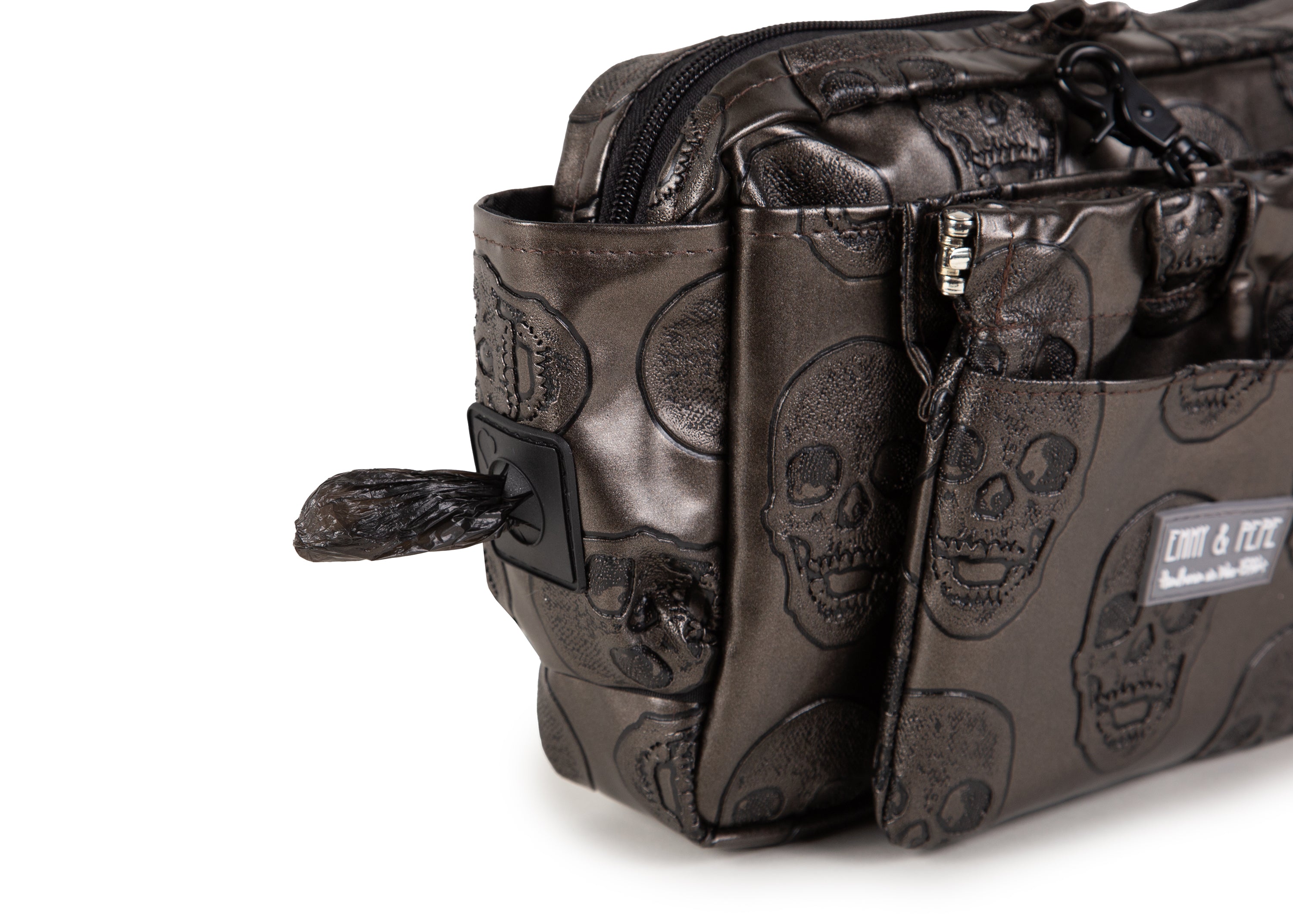 Wau-Pack große Gassitasche mit vielen praktischen Fächern, Modell  Greyskull, Kunstleder