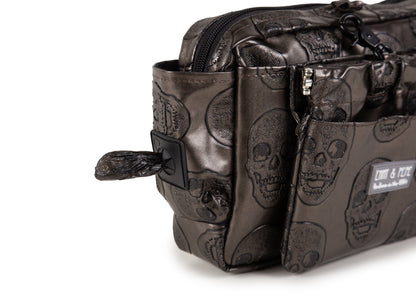 Wau-Pack große Gassitasche mit vielen praktischen Fächern, Modell  Greyskull, Kunstleder