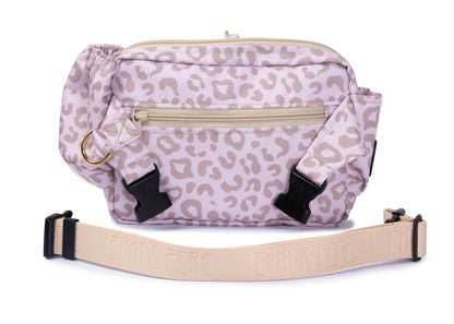 Wau-Pack große Gassitasche, Modell Leo Creme, moderne Leomuster - verschiedene Gurtlängen verfügbar