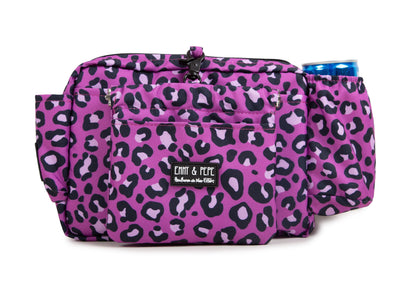 Wau-Pack große Gassitasche, Modell Leo Fuchsia, Gurtlänge  S (60-85cm),M (80-110cm),L (100-145cm) - bei jedem Spaziergang alles dabei