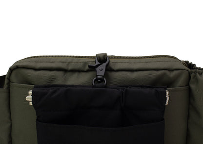 Wau-Pack große Gassitasche, Modell Lothar, olive-grüne Tasche mit schwarzem Lecherlibeutel  