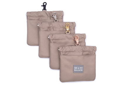 Wau-Pocket Taupe Leckerlitasche, passend zu den Wau-Packs, tausche die Pocket aus und kreiere einen neuen Look 