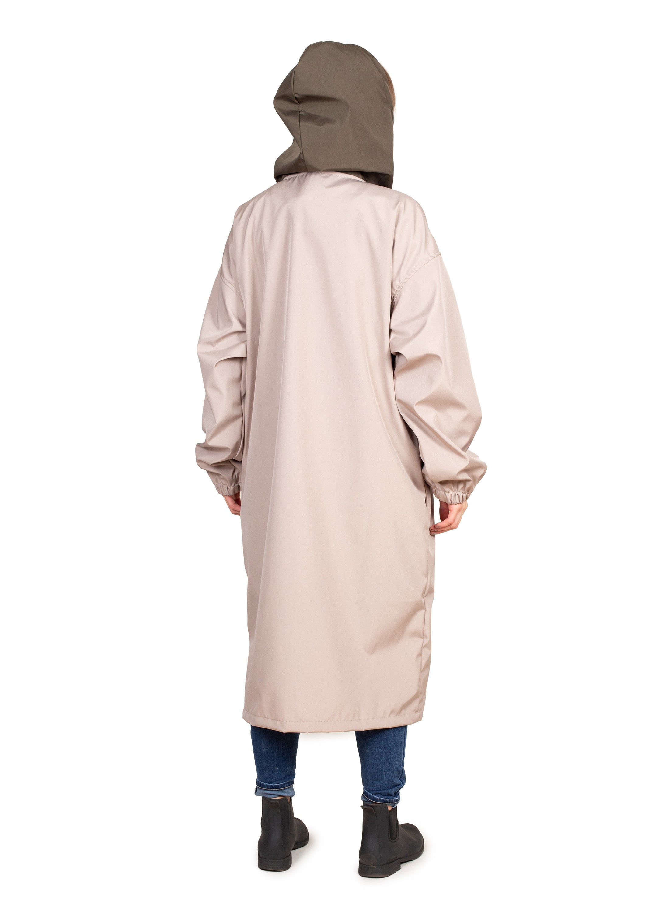 Wau-Poncho Taupe-Olive