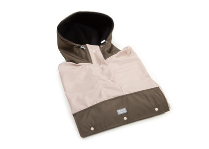 Wau-Poncho Taupe-Olive