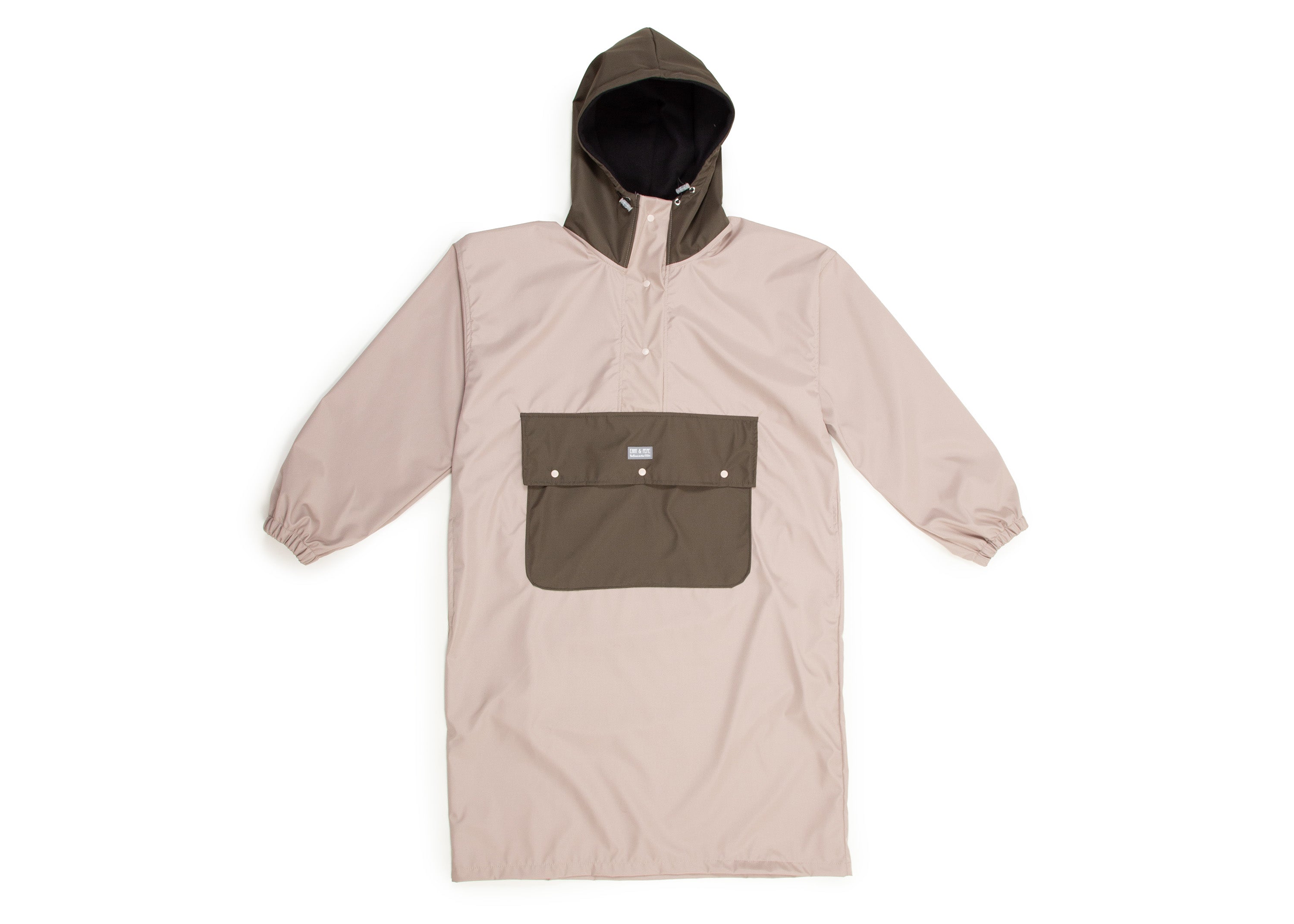 Wau-Poncho Taupe-Olive