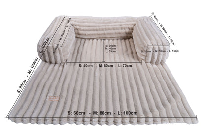 Wau-Sofa Cord Creme