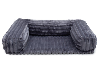 Wau-Sofa Kuschelcord Dark Grey