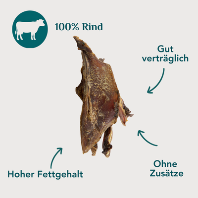 Wau-Knabber Rinder Schulterblatt freigestellt – 100 % Rind, langanhaltender Kauspaß, ohne Zusätze