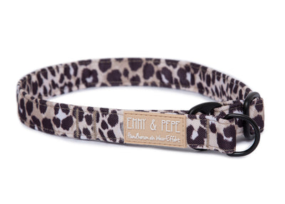 Zugstopp-Halsband für Hunde, Modell  Leo Dark, für große und kleine Hunde