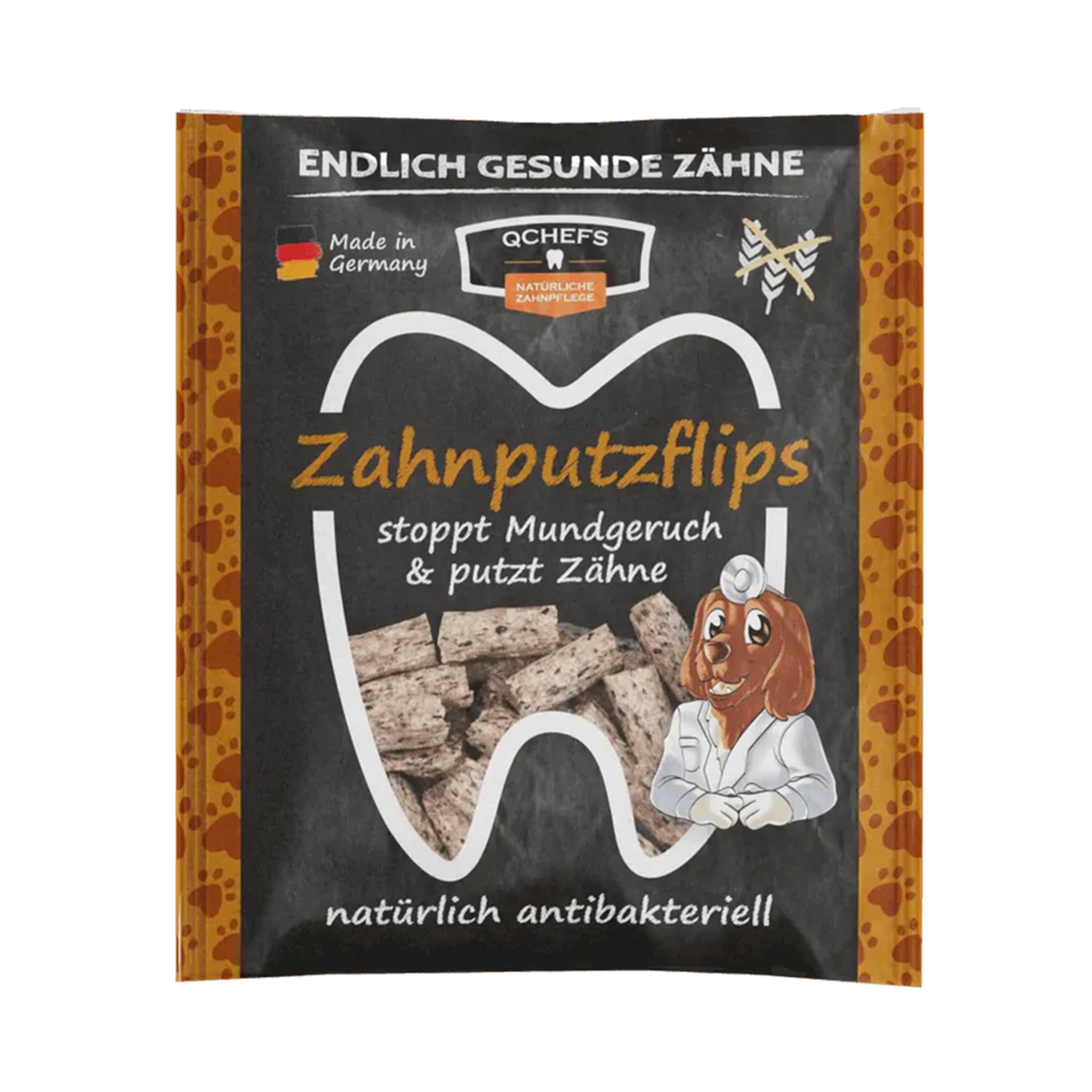 QCHEFS Zahnputzflips (Hund)