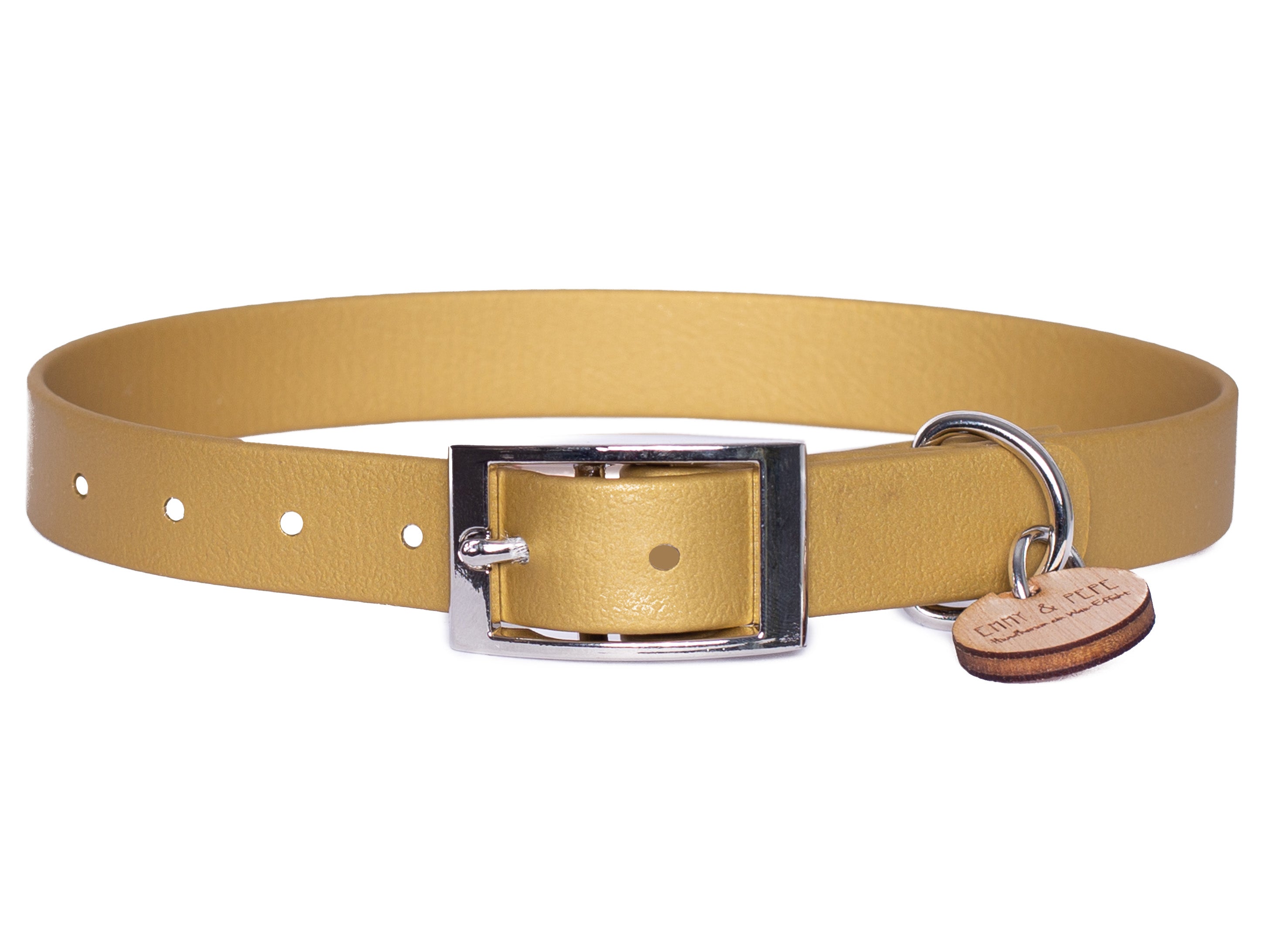 Biothane Halsband Gold