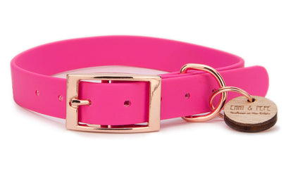 Biothane Halsband Pink