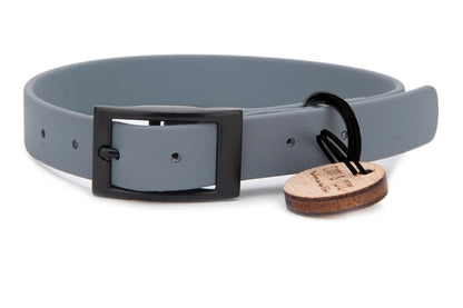 Biothane Halsband Light Grey