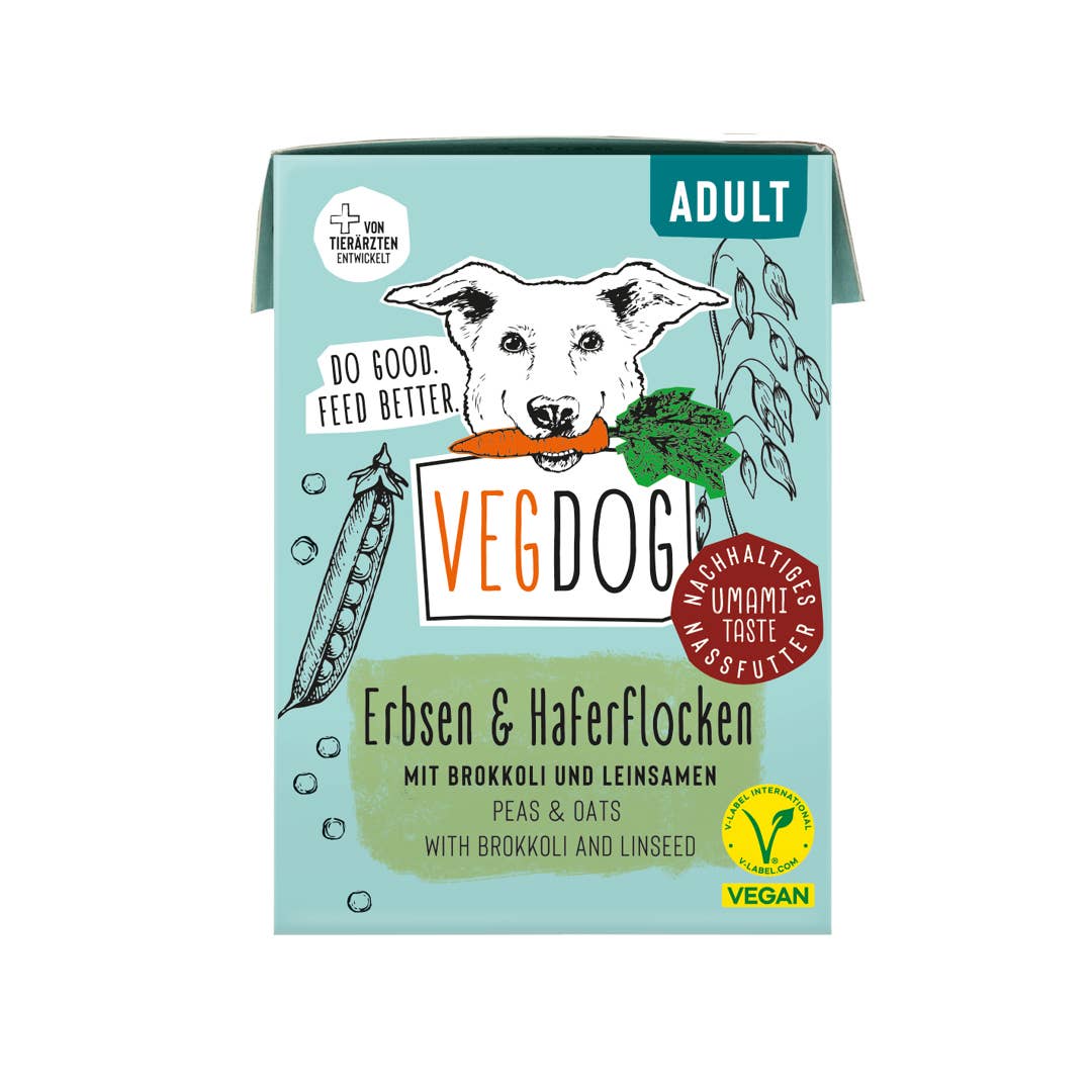ADULT Erbsen & Haferflocken im Tetra Pak