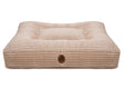 Wau-Bed orthopädisches Hundebett Kuschelcord Creme / Eckig / S (80x60cm),Creme / Eckig / M (100x80cm),Creme / Eckig / L (120x100cm),Creme / Eckig / XL (140x120cm) Tan