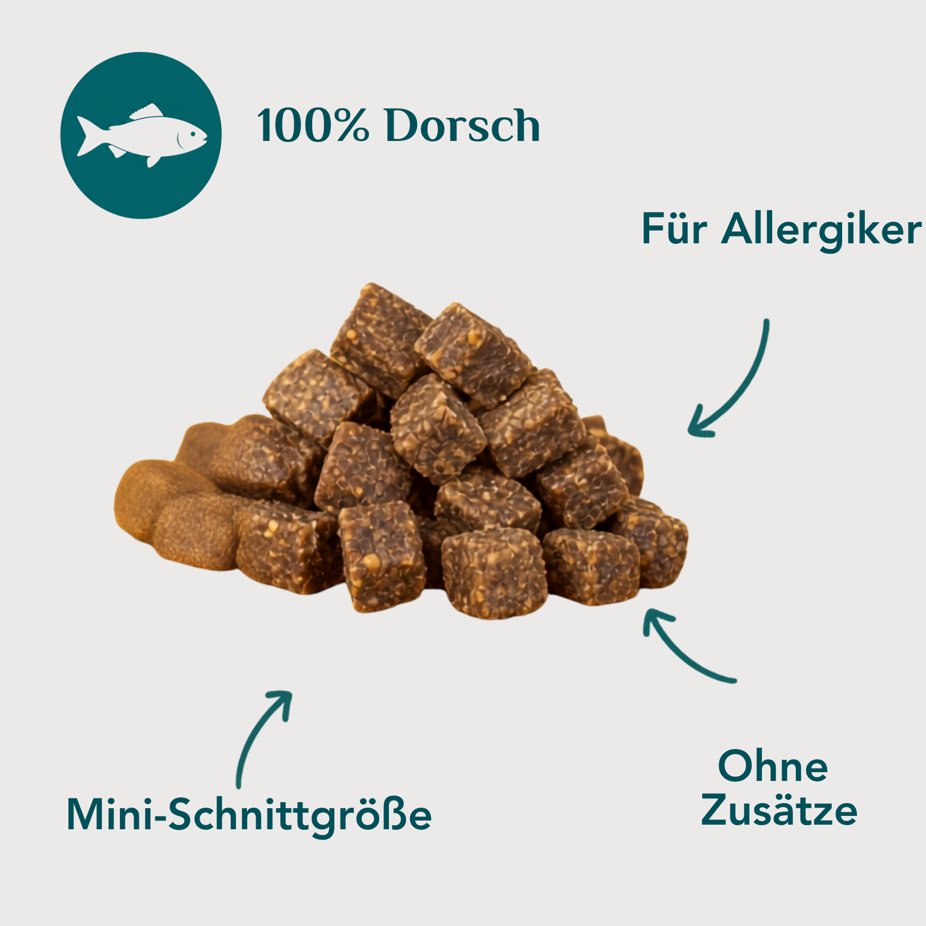 Wau-Happen Dorsch-Miniwürfel USP