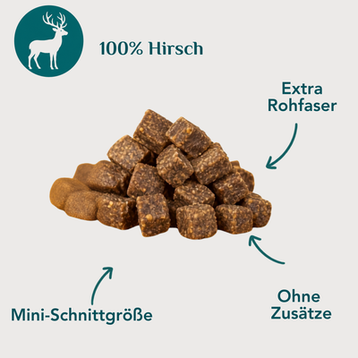 Wau-Happen Hirschfleisch-Miniwürfel USP