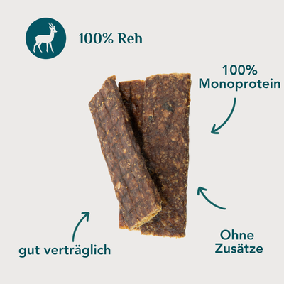 Wau-Stangerl Rehfleisch-Streifen