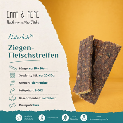 Wau-Stangerl Ziegenfleisch-Streifen