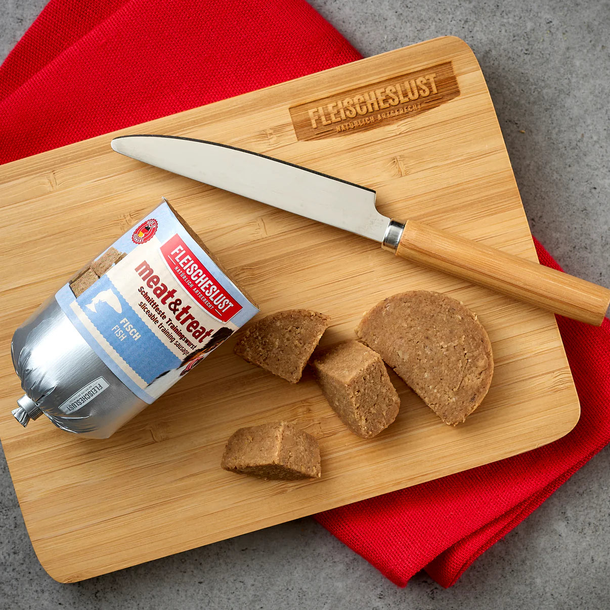Fleischeslust Meat &amp; Treat cheese sausage 80g