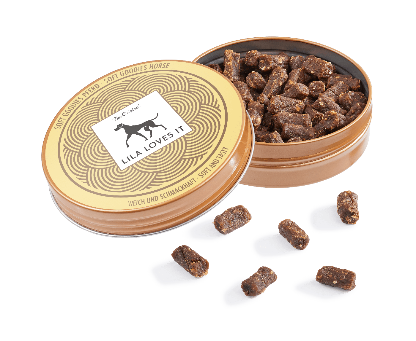 Lila loves it horse soft goodies tin 60g