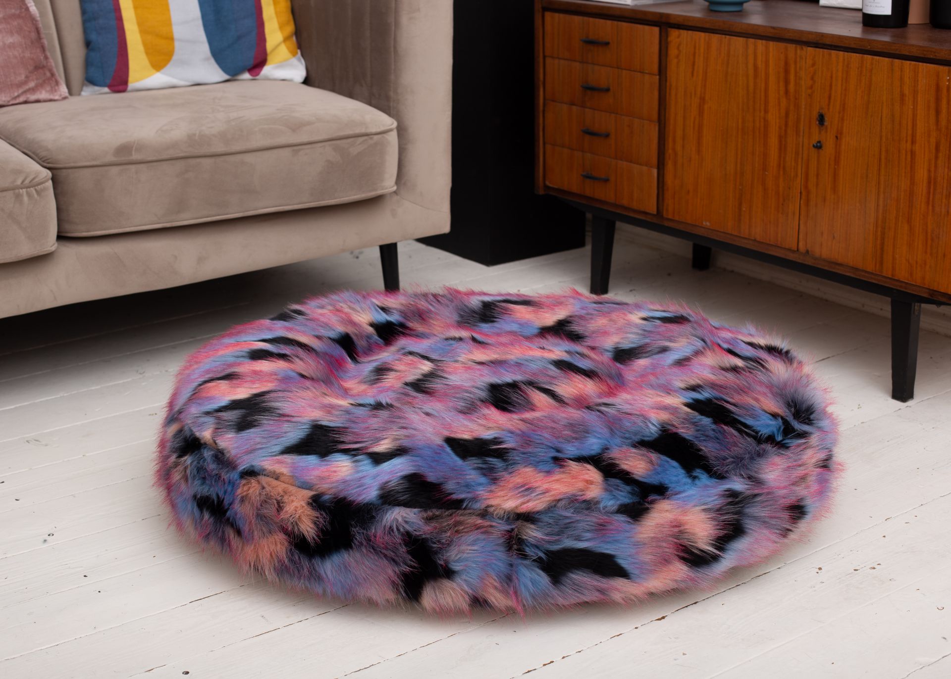 Wechselbezug orthopädisches Hundebett Halli Galli Oval / S (80x60cm),Oval / M (100x80cm),Oval / L (120x100cm),Oval / XL (140x120cm) Dim Gray