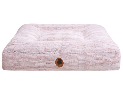 Wechselbezug für orthopädisches Hundebett Cuddle Rosa / Oval / S (80x60cm) Light Gray