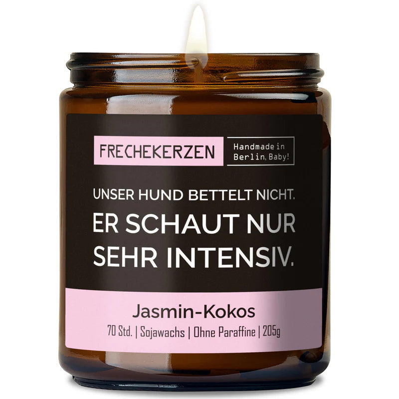 Unser Hund bettelt nicht FRECHEKERZEN