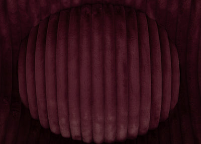 orthopaedisches Hundebett Wau-Bed Kuschelcord Big für Hunde Detailbild des Stoffes in der Farbe Violette von EMMY & PEPE