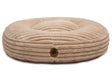 orthopaedisches Hundebett Wau-Bed Kuschelcord Big für Hunde auf weißem Hintergrund in der Farbe Creme in Oval von EMMY & PEPE