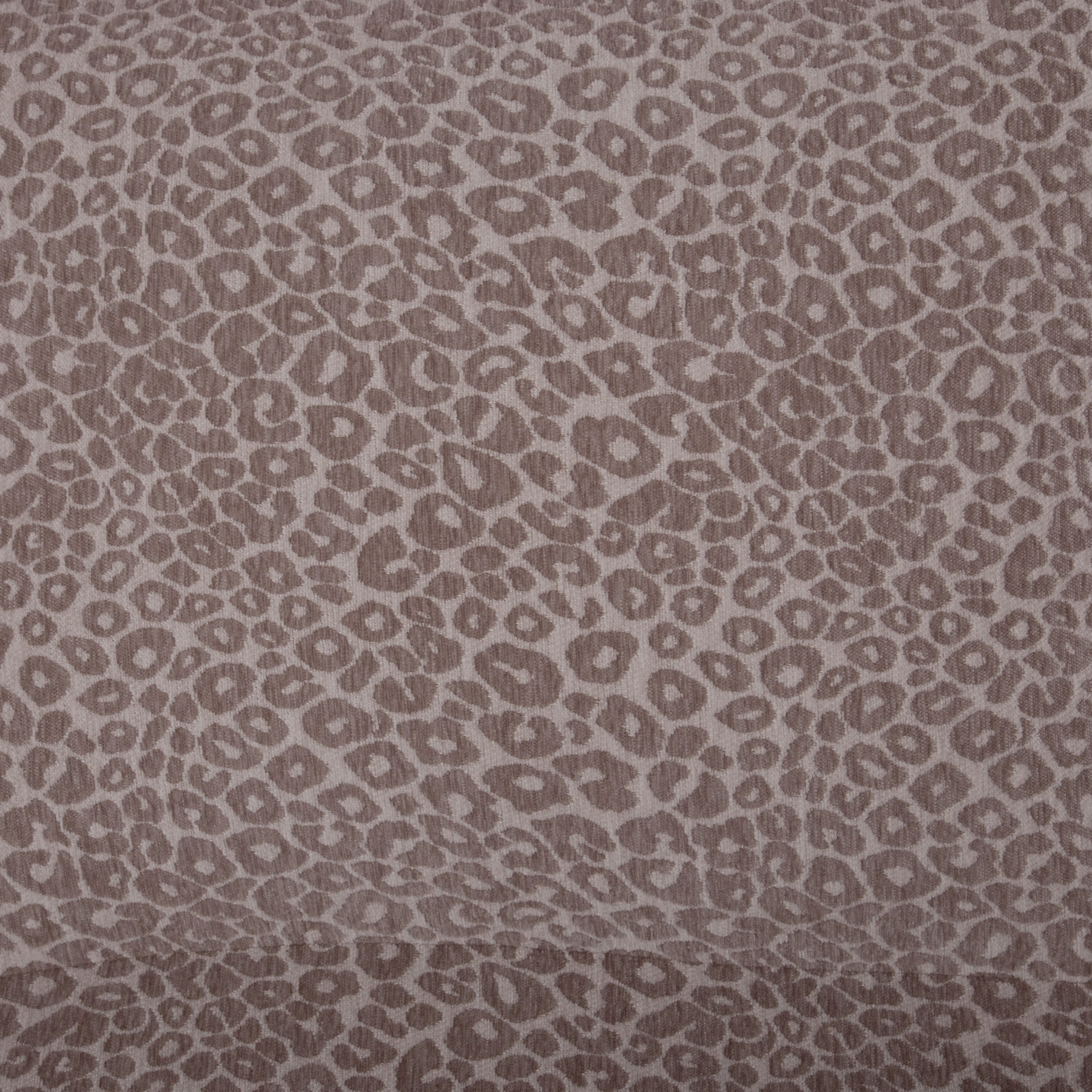 orthopaedisches Hundebett Wau-Bed Leo Stone für Hunde Detailbild des Stoffes in der Farbe Grau/Creme mit Leo Muster von EMMY & PEPE