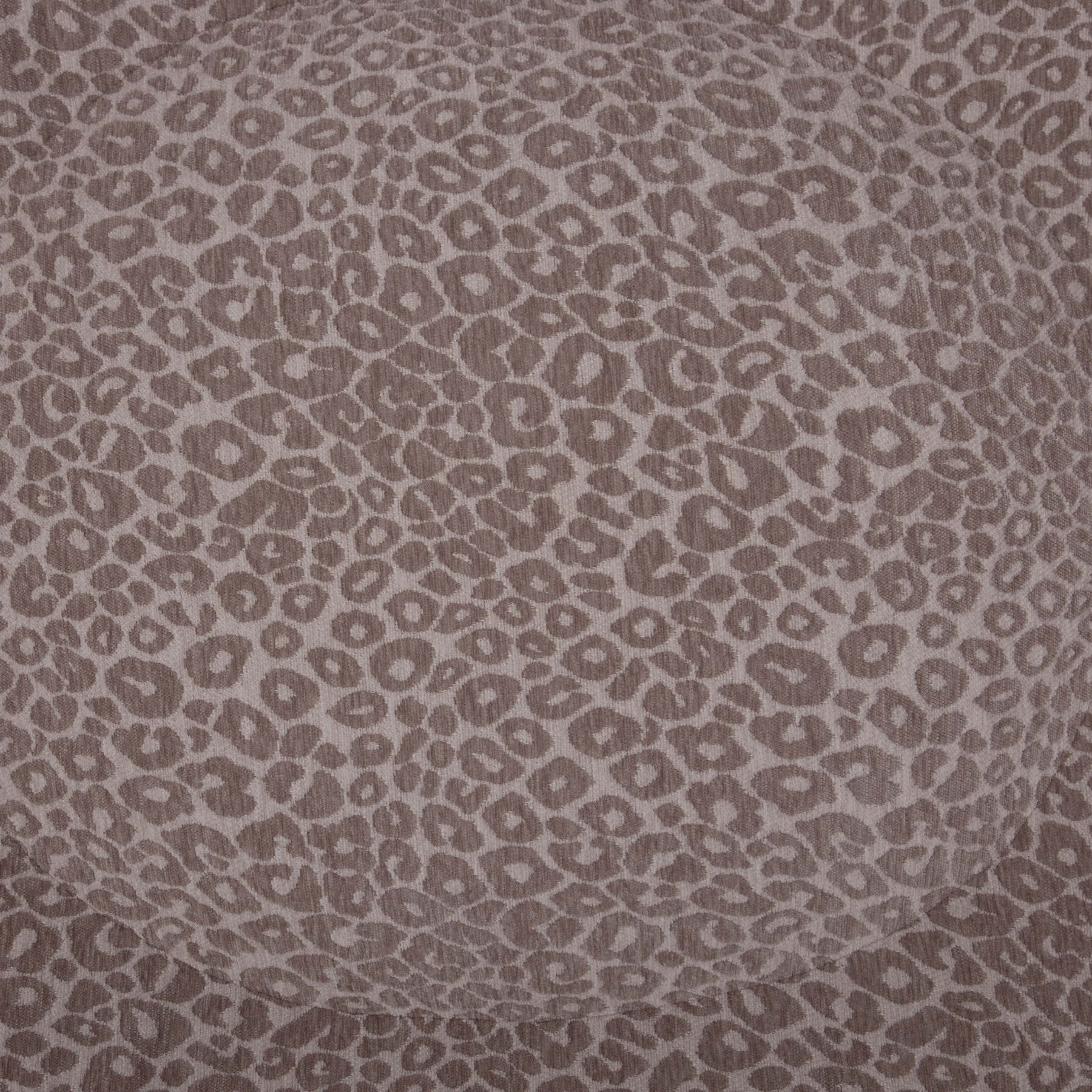 orthopaedisches Hundebett Wau-Bed Leo Stone für Hunde Detailbild des Stoffes in der Farbe Grau/Creme mit Leo Muster von EMMY & PEPE