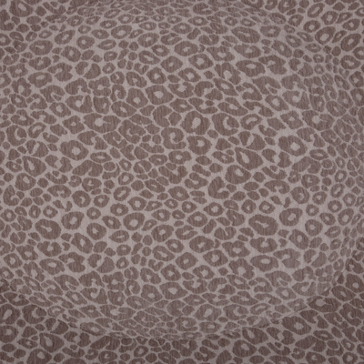 orthopaedisches Hundebett Wau-Bed Leo Stone für Hunde Detailbild des Stoffes in der Farbe Grau/Creme mit Leo Muster von EMMY & PEPE