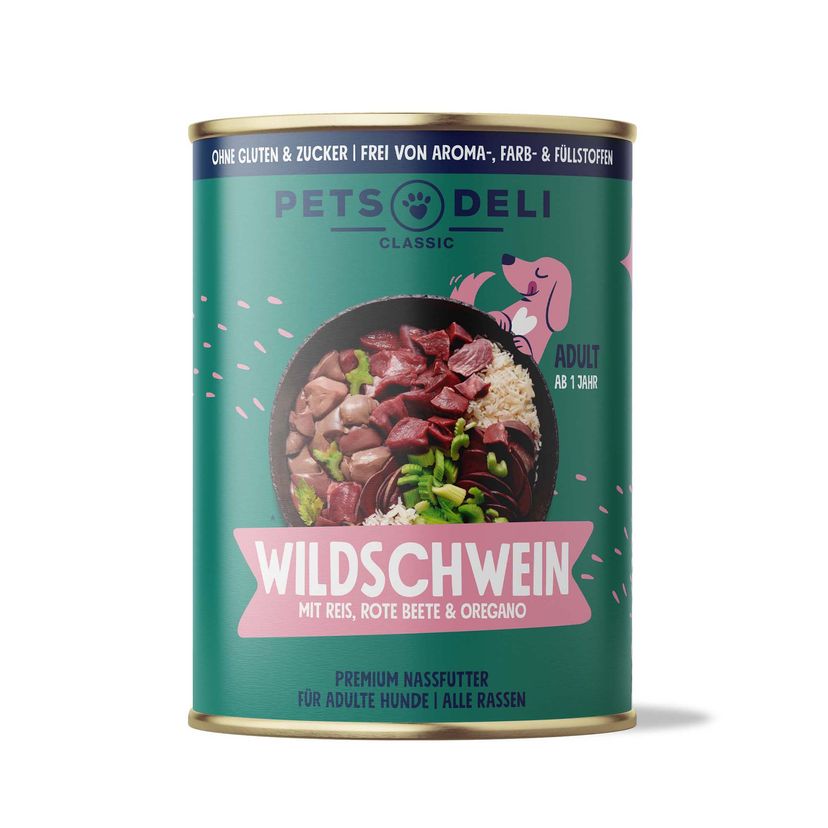 Petsdeli Wild Boar with Rice, Beetroot &amp; Oregano