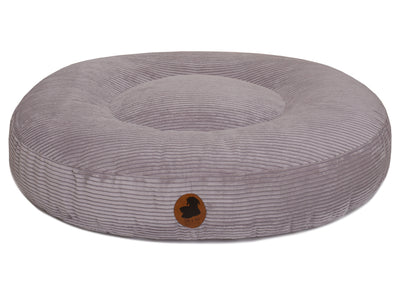 Wechselbezug für orthopädisches Hundebett Cord Light Grey / Oval /
